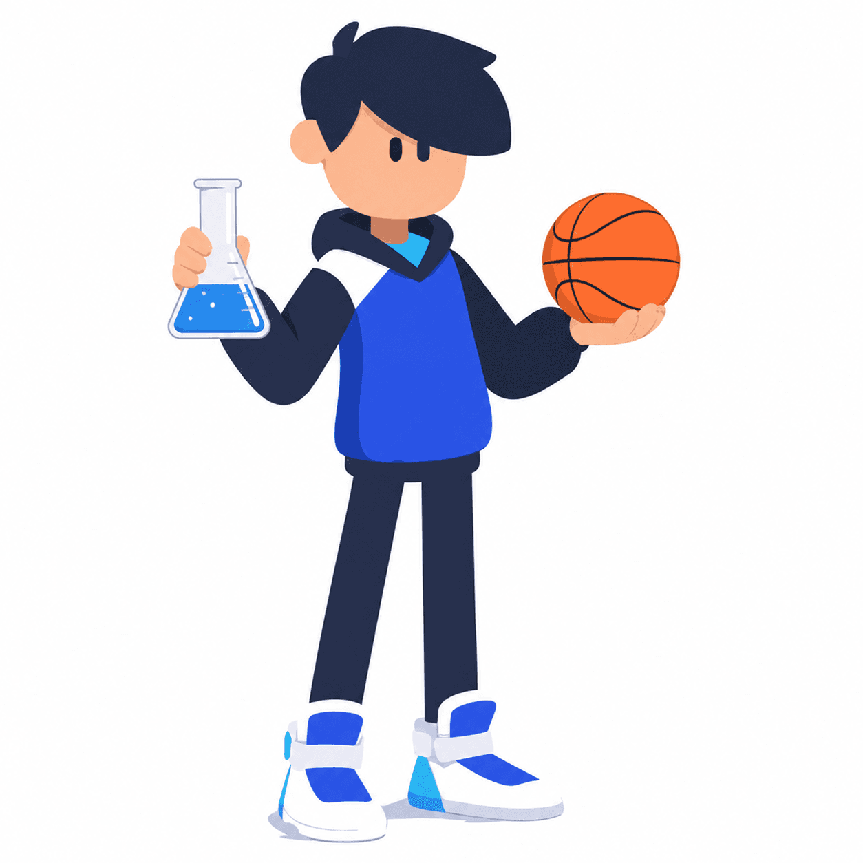A Big Thinkers character exploring new interests